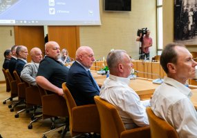 Garbės medalio „Aukščiausiosios Tarybos Apsaugos skyrius“ įteikimo ceremonija - 1