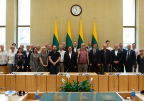 Garbės medalio „Aukščiausiosios Tarybos Apsaugos skyrius“ įteikimo ceremonija - 6
